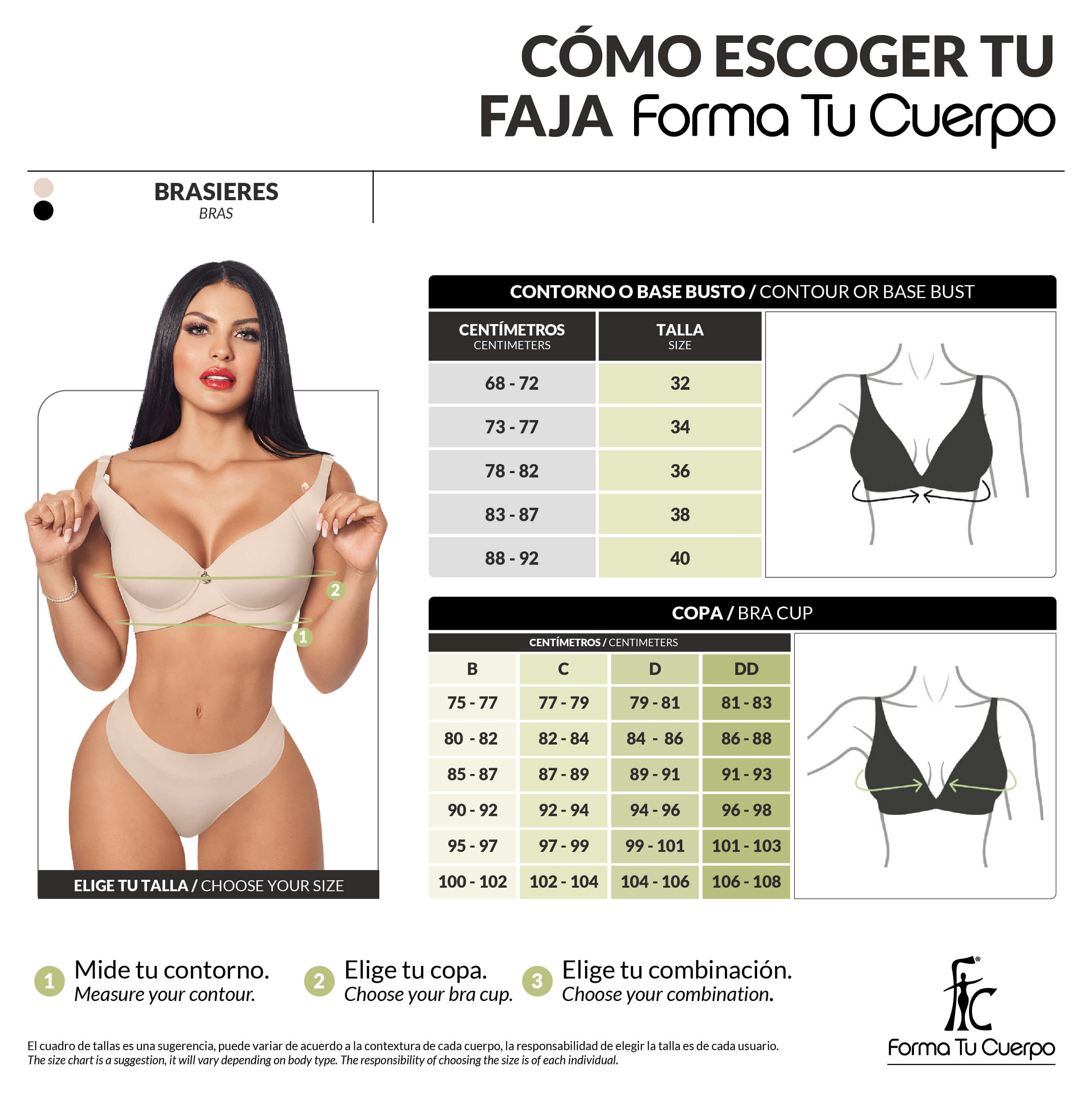 Brasier control espalda y laterales | Forma Tu Cuerpo REF: A-001