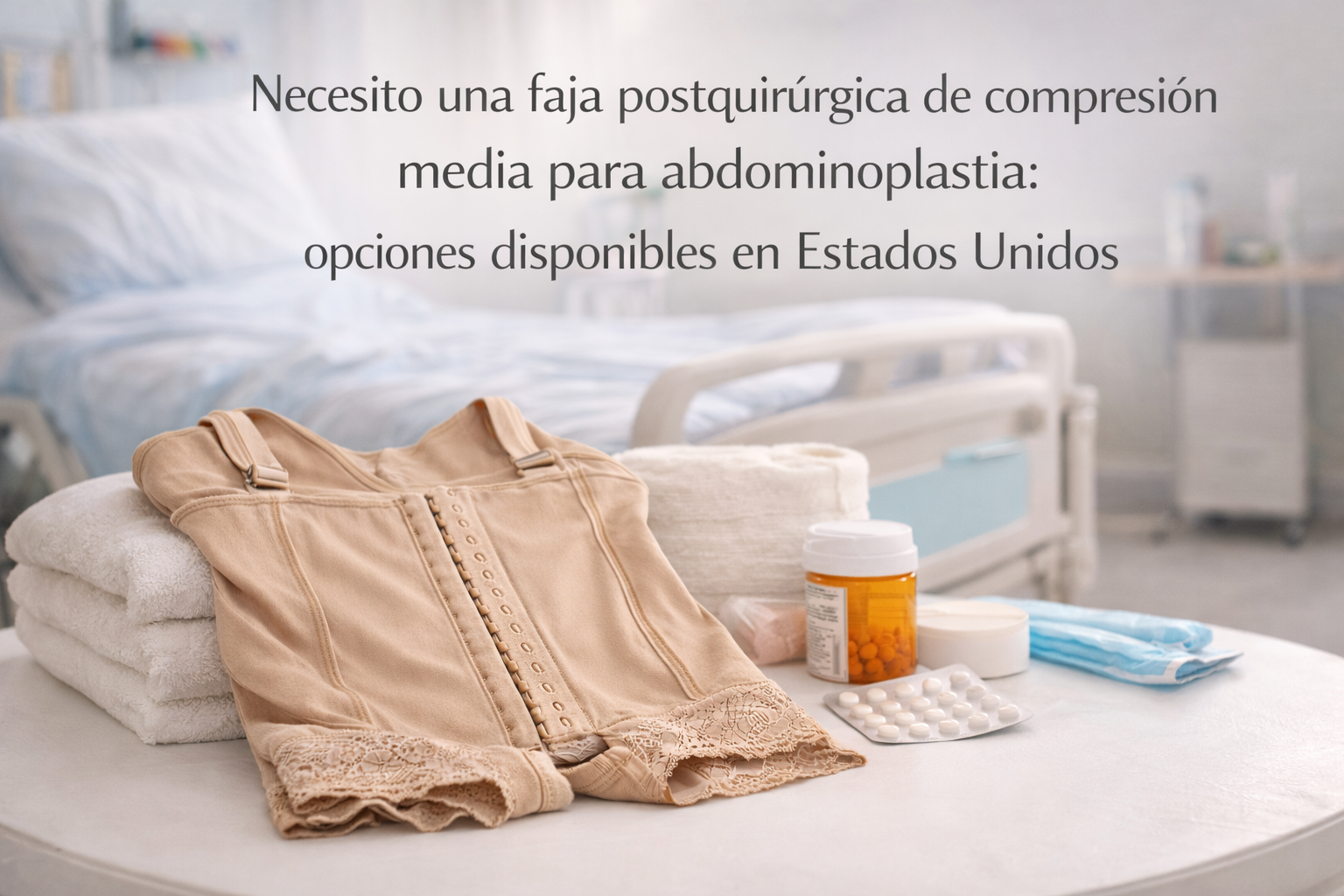 Necesito una faja postquirúrgica de compresión media para abdominoplastia