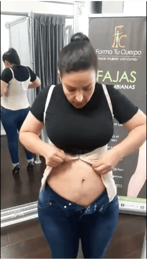 Faja para moldear la cintura: un giro de 180°