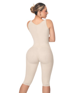 C-029  Beige Trusa Lycra Rodilla Broche Central
