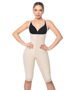 C-029  Beige Trusa Lycra Rodilla Broche Central