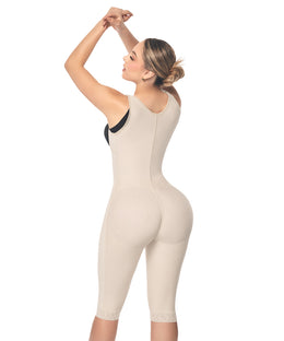 C-029  Beige Trusa Lycra Rodilla Broche Central