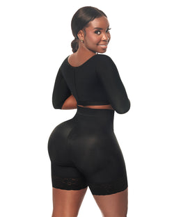Faja postquirúrgica con brasier, mangas y control de  torso ( Ref. C-080 )