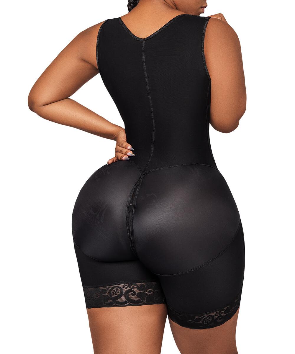 Faja colombiana para caderas anchas con ajuste anatómico, diseñada para moldear la cintura, controlar el abdomen y adaptarse cómodamente a siluetas con curvas.