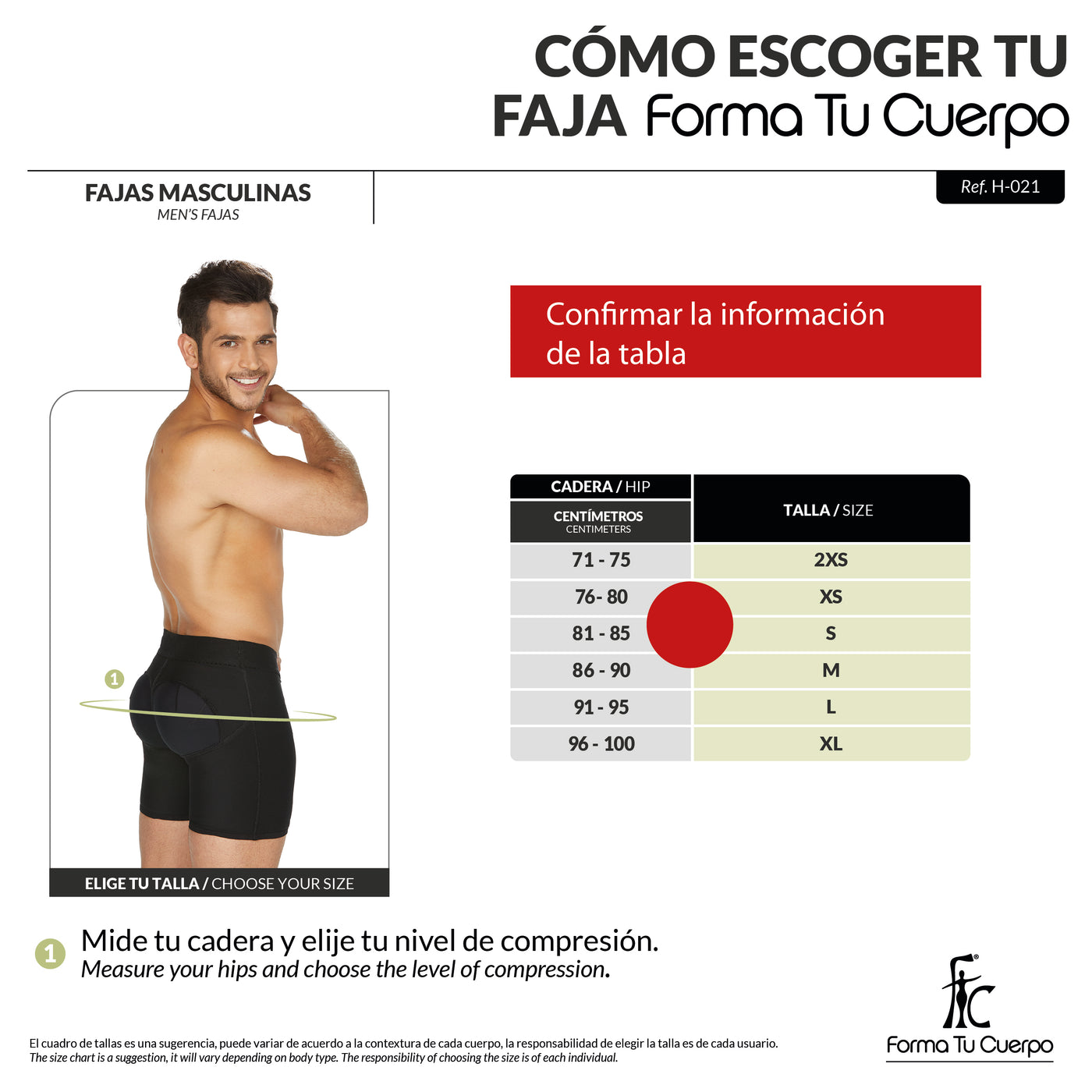 Bóxer para hombres Forma Tu Cuerpo - Main Image