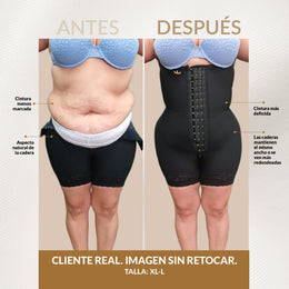 Faja postquirúrgica para caderas anchas: Curvas balanceadas y soporte  (LUXBBL-213)