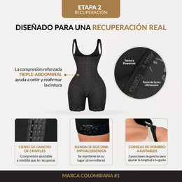 Faja postquirúrgica para caderas anchas: Curvas balanceadas y soporte  (LUXBBL-213)