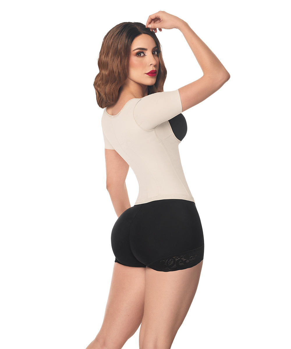 Faja cinturilla beige con mangas ( Ref. O-062 )