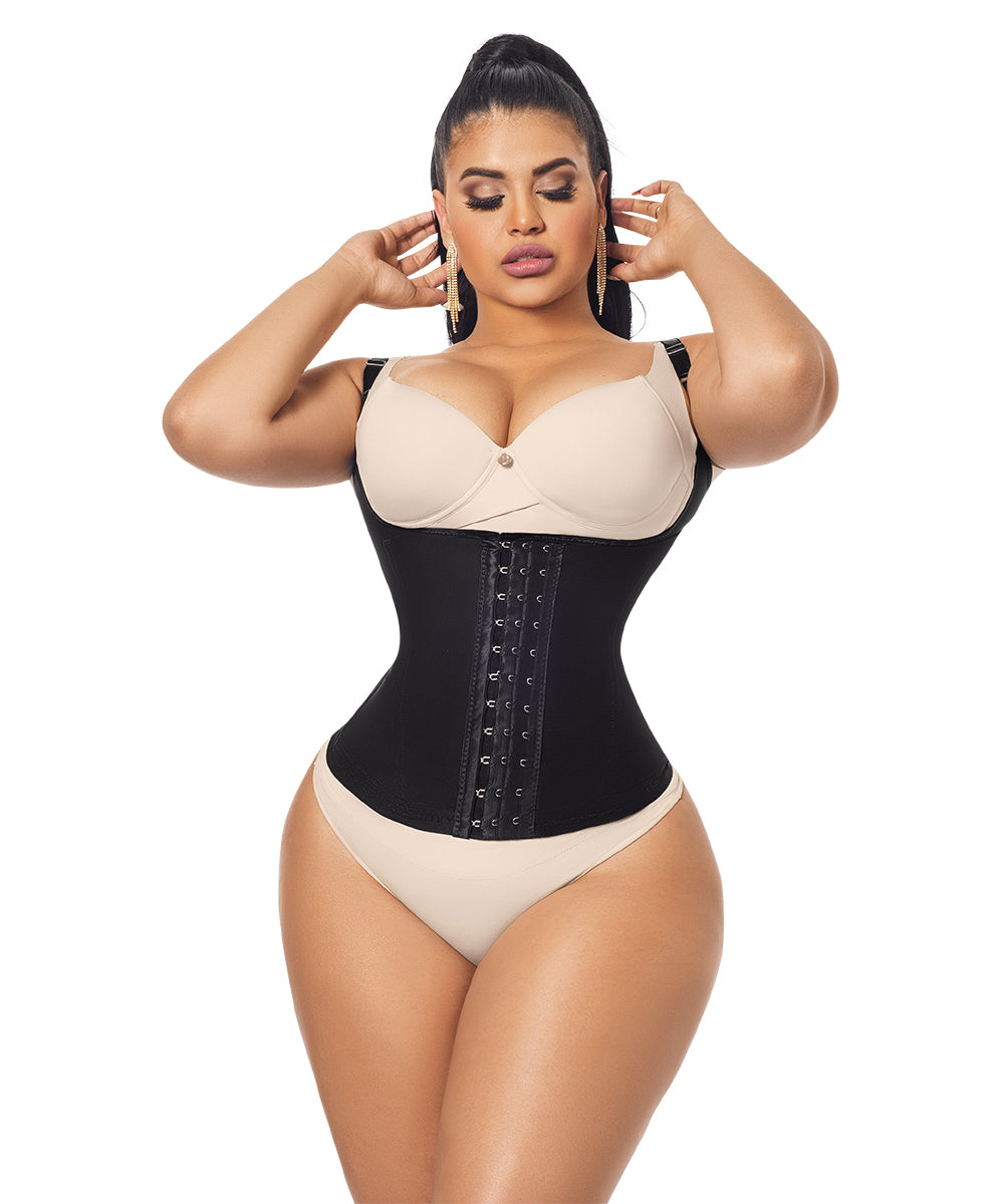 O-065 Negro Caribe Chaleco Tiras Broche