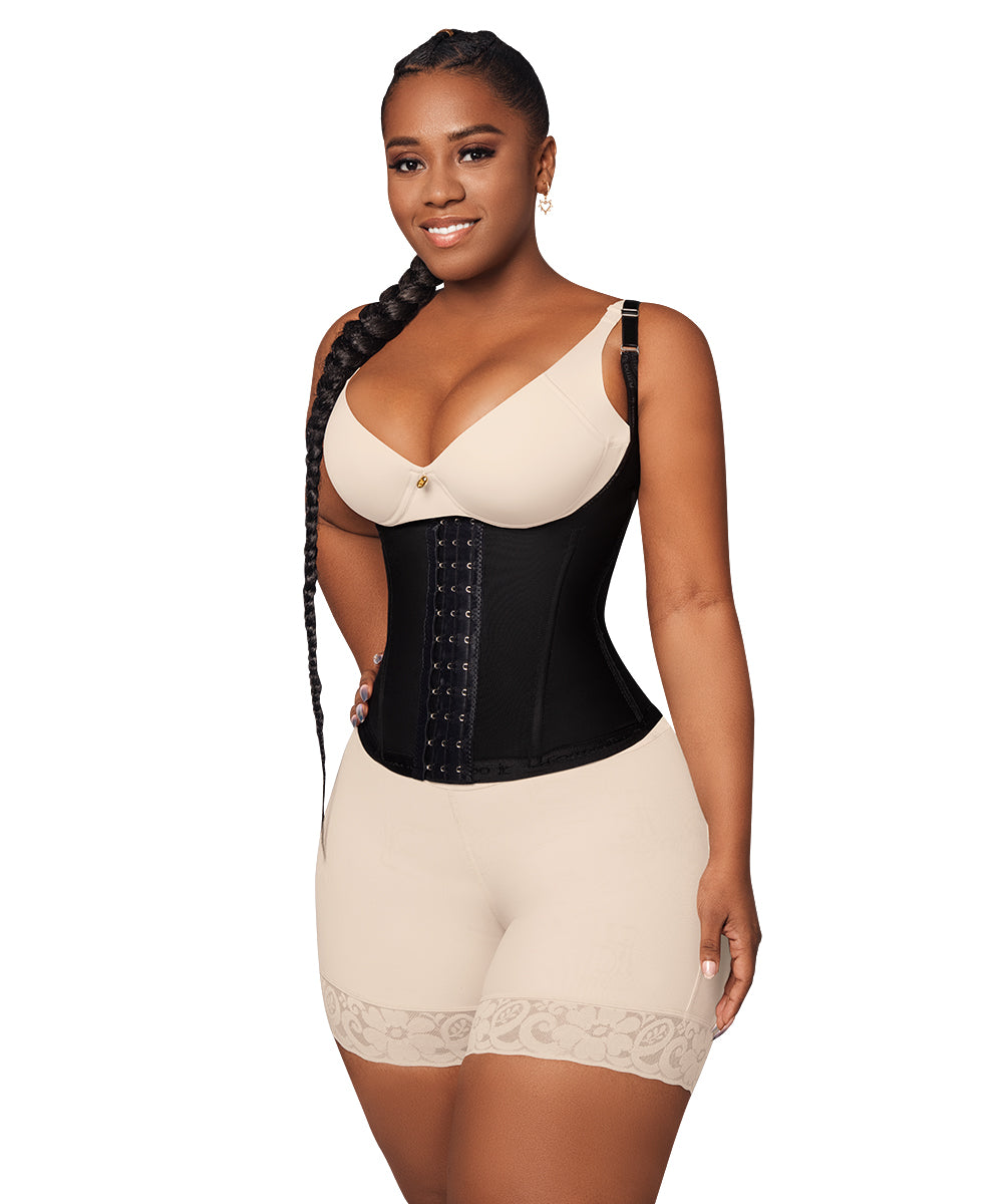 O-065 Negro Caribe Chaleco Tiras Broche