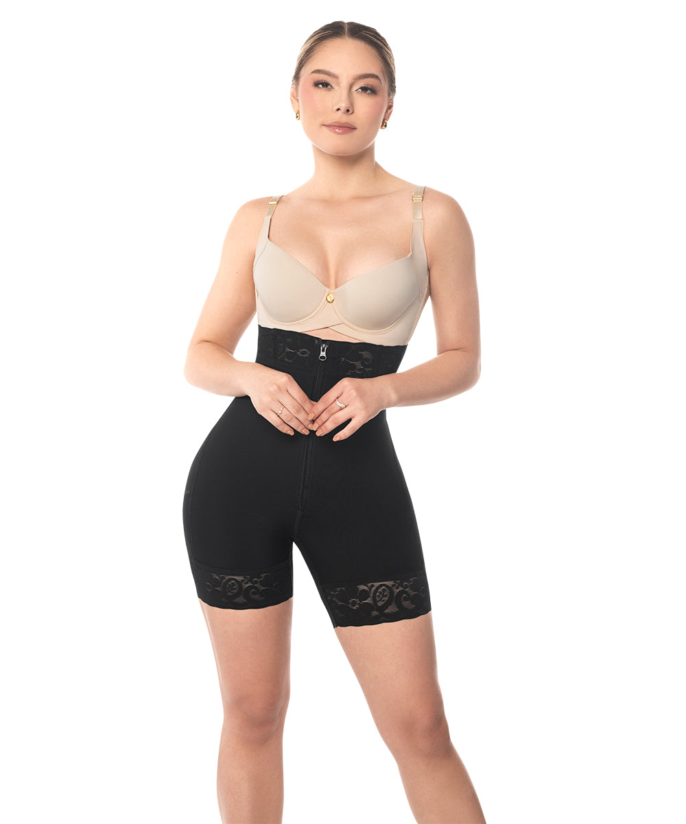 Faja short levanta cola negro ( Ref. O-071 )