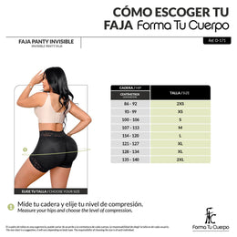 Faja Panty Invisible  O-170 / O-171 Negra