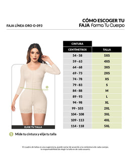 Faja colombiana efecto reloj de arena ( Ref. O-093 )