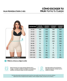 Faja postquirúrgica para lipotransferencia glútea : Compresión adecuada ( REF. C-001 )