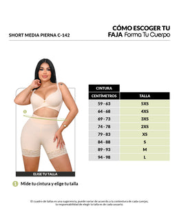Faja Short Invisible  (Ref. C-142 | C-145)