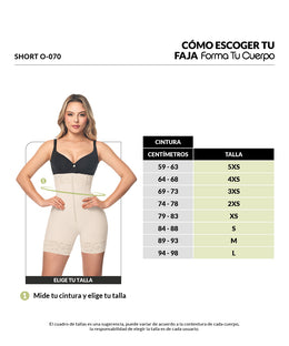 Faja short beige  ( Ref. O-070 )