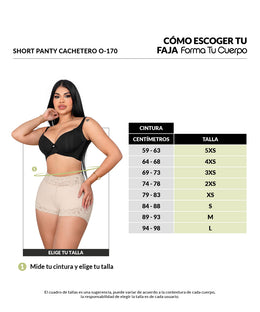 Faja Panty Invisible  O-170 / O-171 Negra