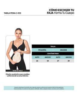 Tabla pera para abdomen ( Ref. C-053 )