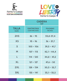 L-013 Faja Moldeadora Media Pierna - Love is Liberty