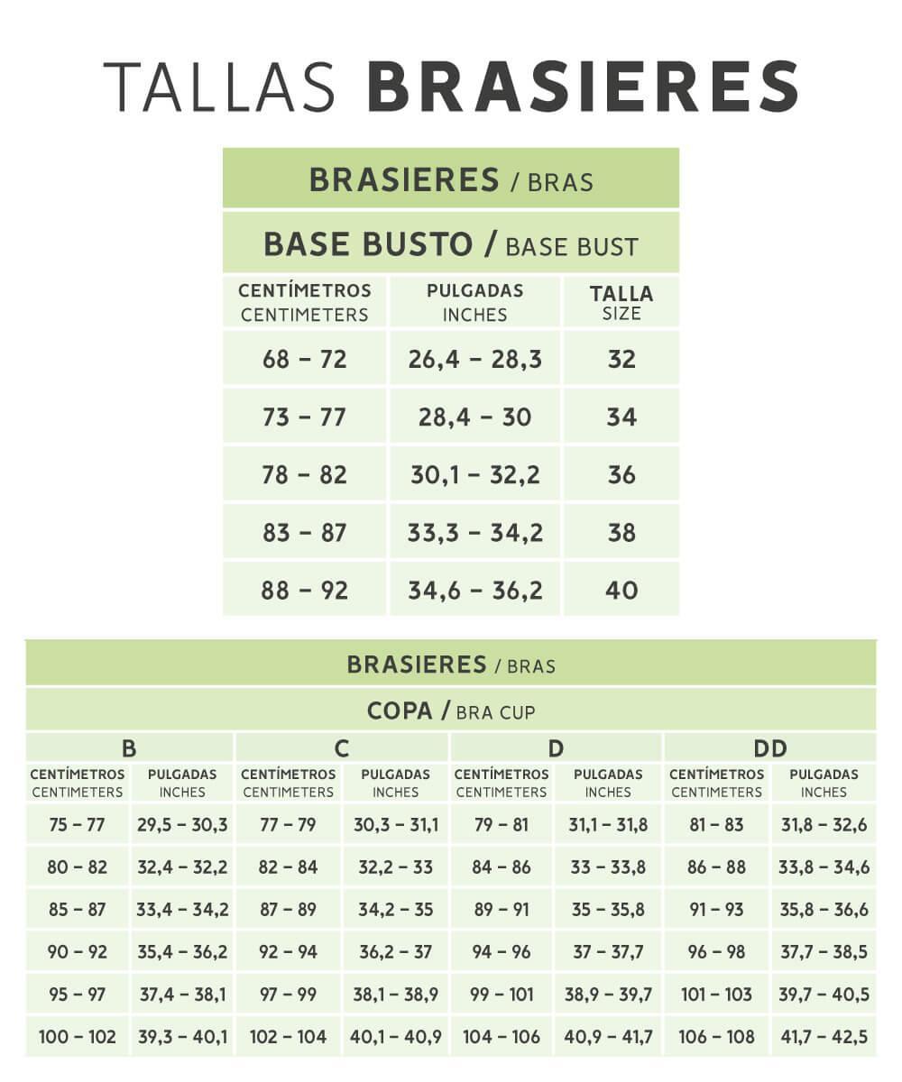 Brasier control espalda y laterales A-003