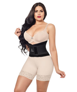 Waist Trainer deportivo con soporte lumbar ajustable para hombres y mujeres, diseñado para controlar el abdomen, definir la cintura, mejorar la postura y brindar estabilidad durante el ejercicio.