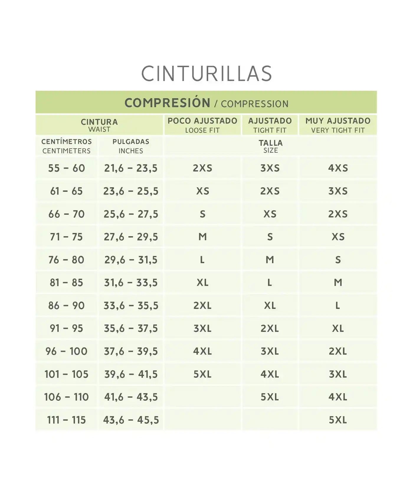 tallas-chaleco-cinturilla 